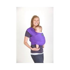 Foto Fular portabebé elástico boba wrap morado