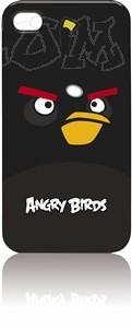 Foto Funda Angry Birds Negra iPhone 4S Gear4 - G4ICAB404G