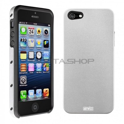 Foto Funda Artwizz Seejacket® Alu Iphone 5 Carcasa Dura Aluminio Y Silicona Plata foto 666940