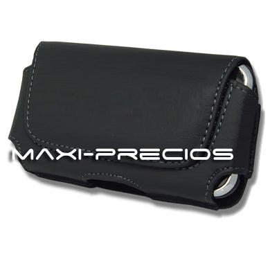 Foto funda blackberry 8520 curve 8900 cuero negra clip cinturon foto 246730