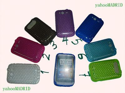 Foto Funda Carcasa Movil Htc Wildfire S G8 S G13  Gel Tup Elige 2 Colores foto 8142