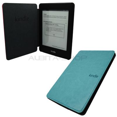 Foto Funda De Cuero Amazon Original Para Kindle Paperwhite Libro Con Tapa Piel Cian foto 657662