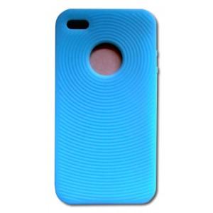 Foto Funda glip silicona azul iphone 4 (muccp0352)