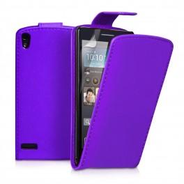 Foto Funda huawei ascend p6 solapa violeta