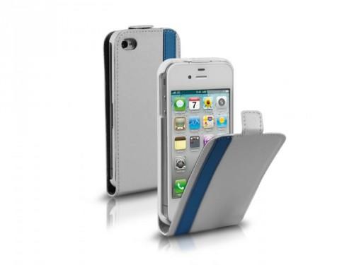 Foto Funda iphone sbs piel flip blc+azul
