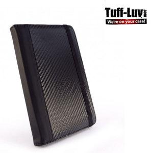 Foto Funda Kindle Fire HD Tuff-Luv Embrace Plus - efecto Fibra de Carbono