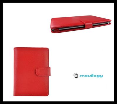 Foto Funda Piel Color Rojo Roja Para Inves Wibook 650t - Ebook E-reader foto 933420