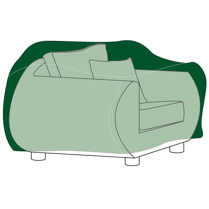 Foto Funda poliester cubre sillon