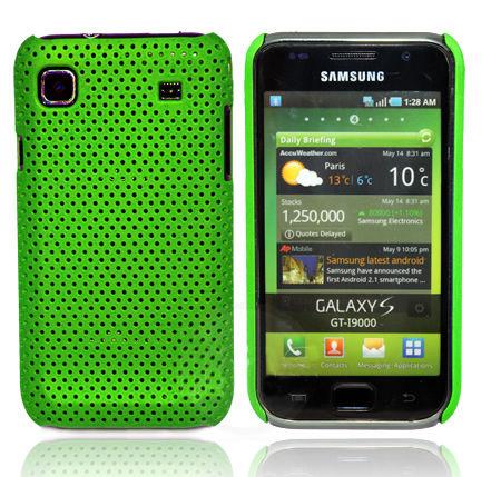 Foto Funda Samsung Galaxy S Plus i9001 Perforada Verde foto 274326