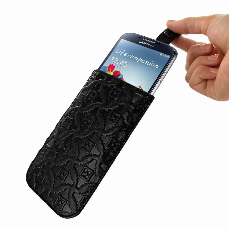Foto Funda Samsung Galaxy S4 Piel Frama Pull Style - Negra