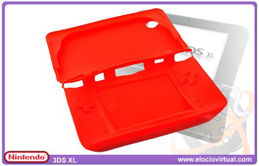Foto Funda Silicona 3DS XL Roja