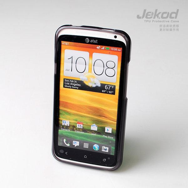 Foto Funda TPU HTC One X + protector pantalla (Jekod) foto 556932