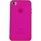 Foto Funda trasera gel mooster iphone4 rosa fucsia interior mate foto 588924