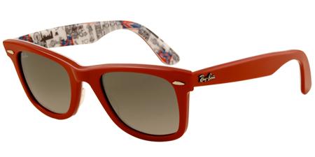 Foto Gafas de sol - Ray-Ban Sun Collection - Edición Especial RB2140 - 111871 TOP RED+TEXTURE LONDON GRADIENT GREY