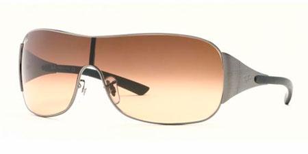 Foto Gafas de sol - Ray-Ban Sun Collection - RB3321 - 041/13 GUNMETAL STRIPED BROWN GRADIENT
