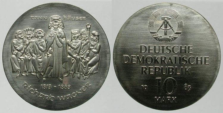 Foto Gedenkmünzen in Normalprägung 10 Mark 1983
