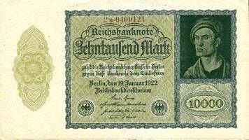 Foto Geldscheine Inflation 1919-1924 1922
