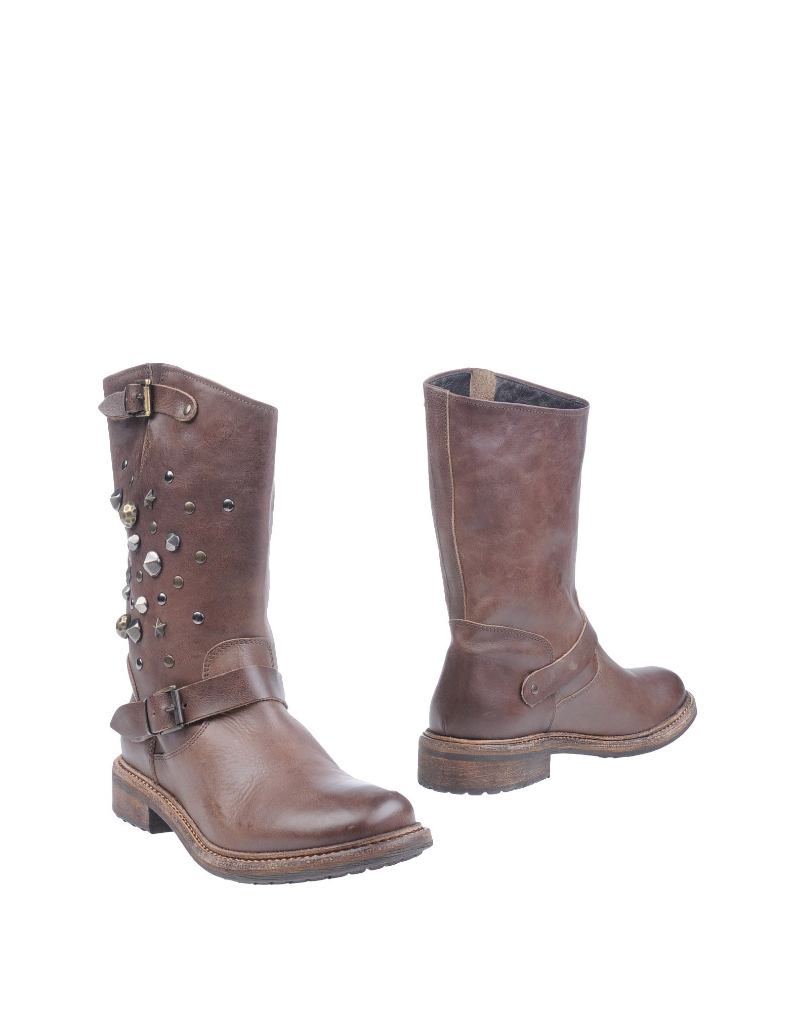 Foto Gemma Vintage Botines De CañA Alta Mujer Café