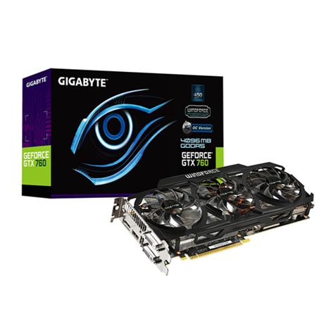 Foto Giga-Byte GF GV-N760OC-4GD PCI-E3.0
