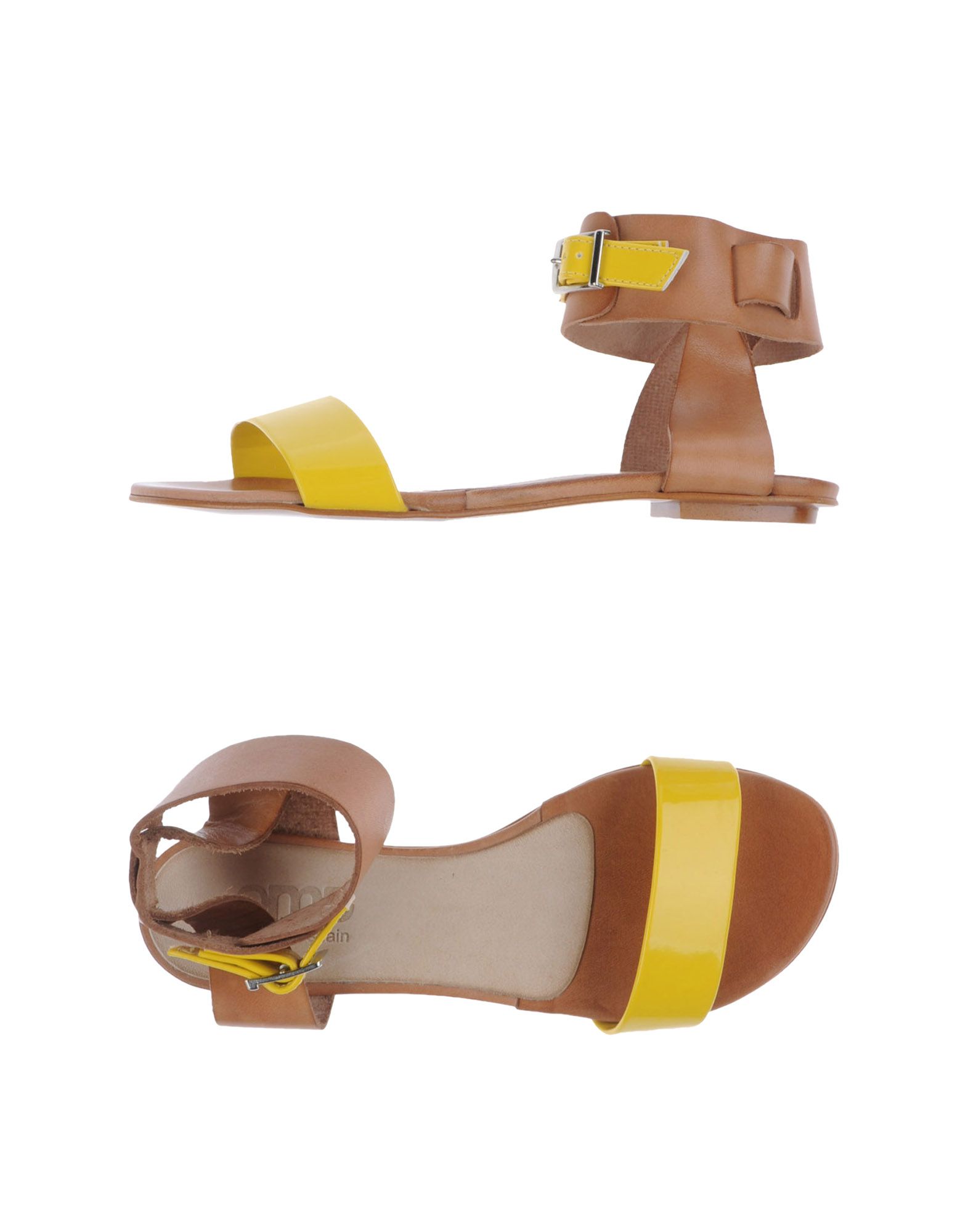 Foto Gmd Sandalias Con Cierre Mujer Amarillo foto 676658