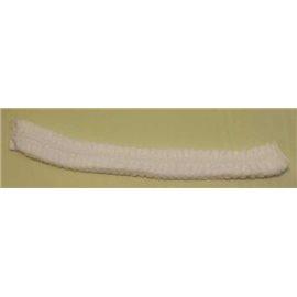 Foto Gorro Blanco Rizado (acordeón) 100und