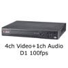 Foto Grabador DVR Dahua DH-DVR0404LF-AS 4ch Video 1ch Audio H264 D1 100fps VGA HDMI Lan SATA
