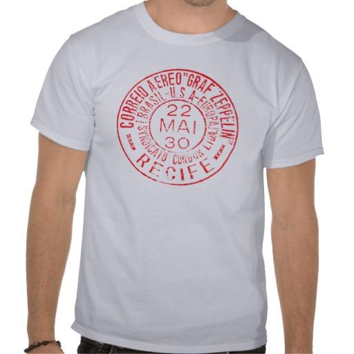 Foto Graf Zeppelin Airmail Tee RED Camisetas foto 626555