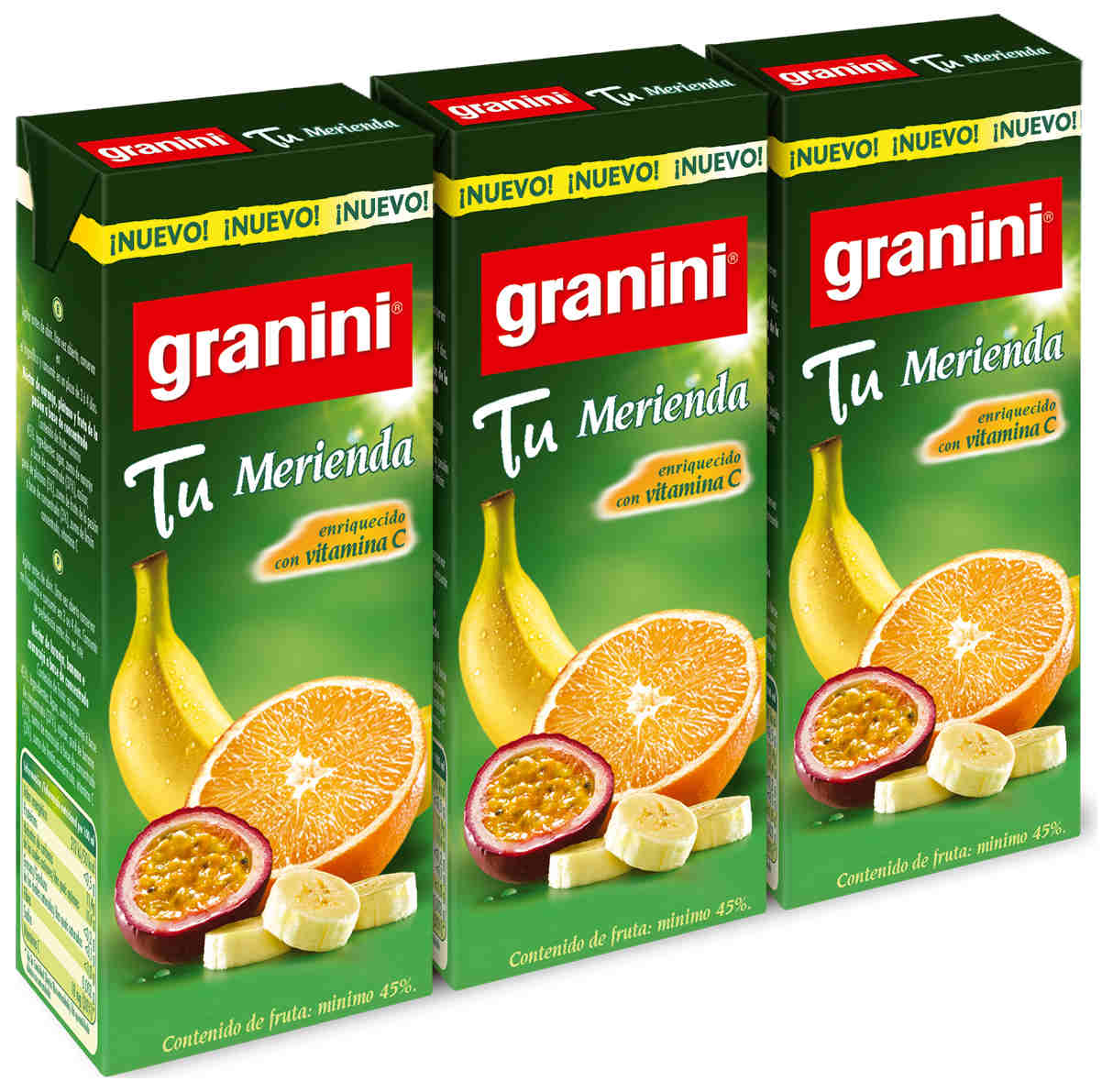 Foto Granini Néctar de Frutas Tu Merienda (Pack 3 x 200 ml)