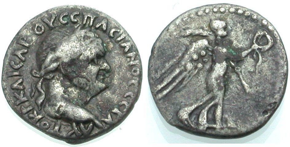 Foto Griechische Münzen Unter Rom Ar Hemidrachmon 69-79