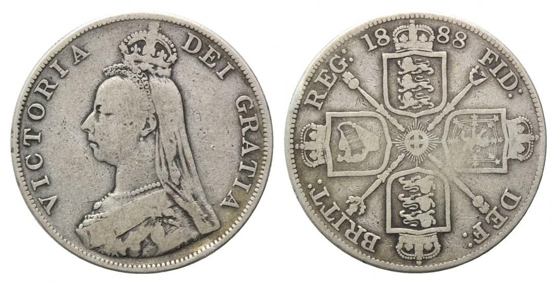Foto Grossbritannien, 2 Florins 1888,
