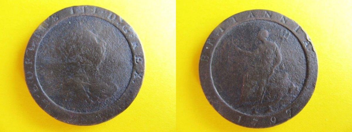 Foto Grossbritannien Penny 1797