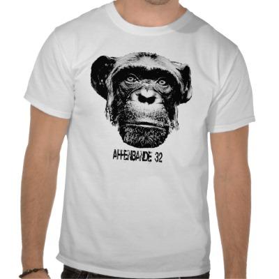 Foto Grupos de mono 32 cabeza de chimpancé Camisetas foto 386259