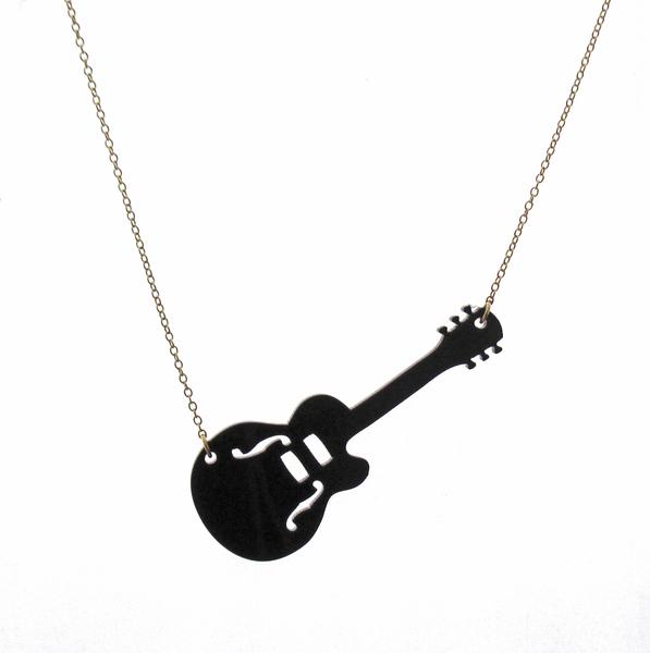 Foto Guitarra collar colgante