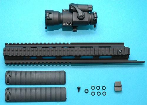 Foto G&P Airsoft M14 RAS Kit with Military Type 30mm Red Dot Sight - GP442B foto 392720