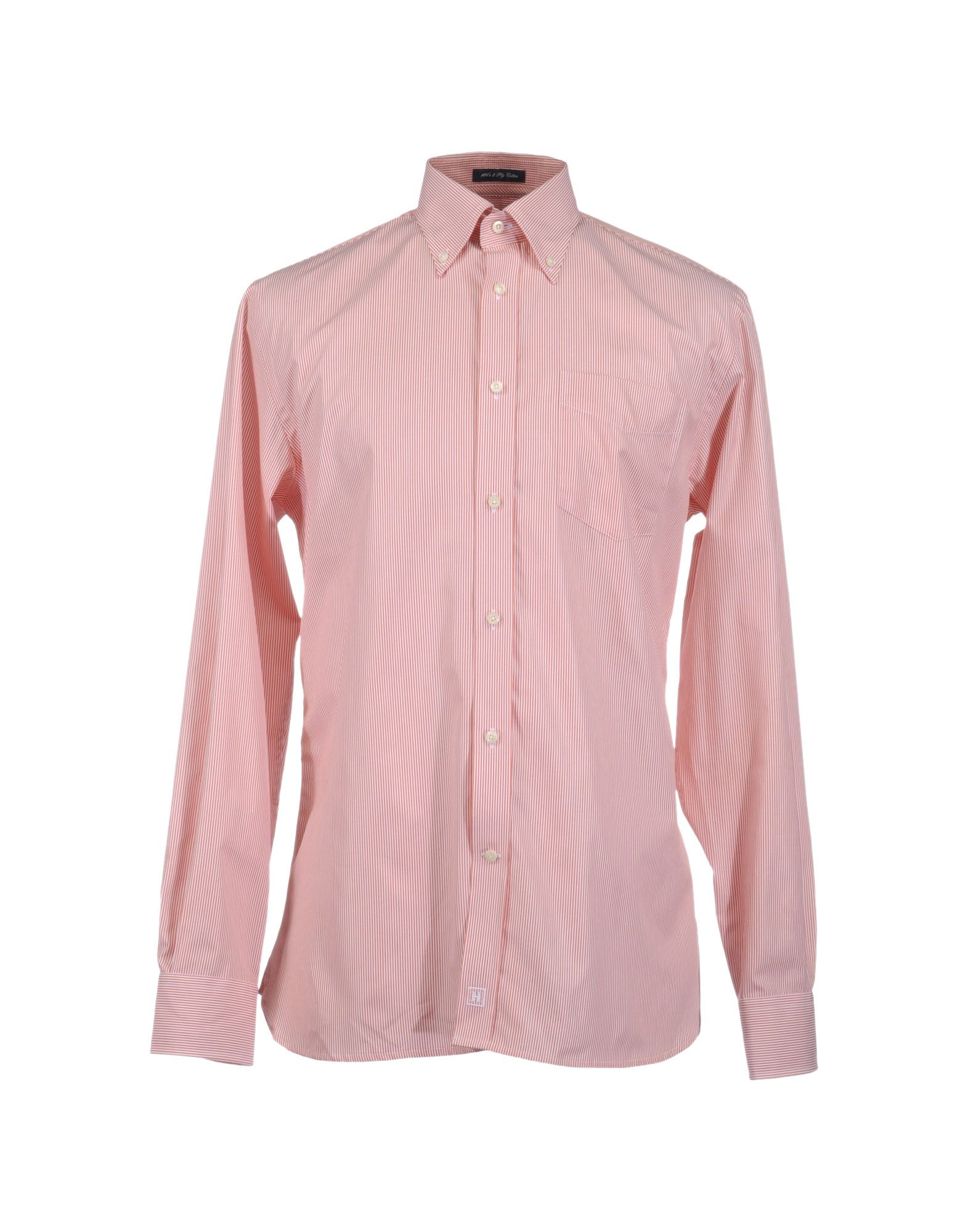 Foto Hackett Camisas De Manga Larga Hombre Naranja foto 812660