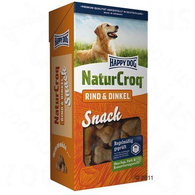 Foto Happy Dog Natur Croq Snack Carne y escanda - 350 g