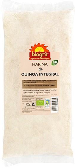 Foto Harina de quinoa integral 500 gr sorribas biogra foto 430010