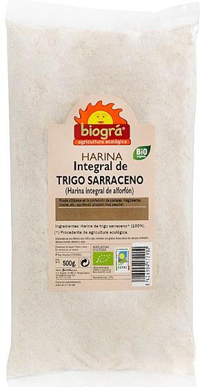 Foto Harina integral trigo sarraceno 500 gr sorribas biogra