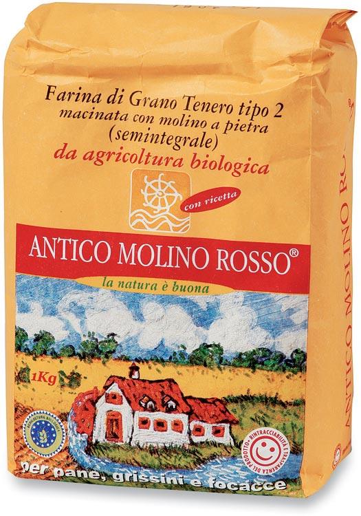 Foto Harina semi integral de trigo blando tipo 2 Antico Molino Rosso