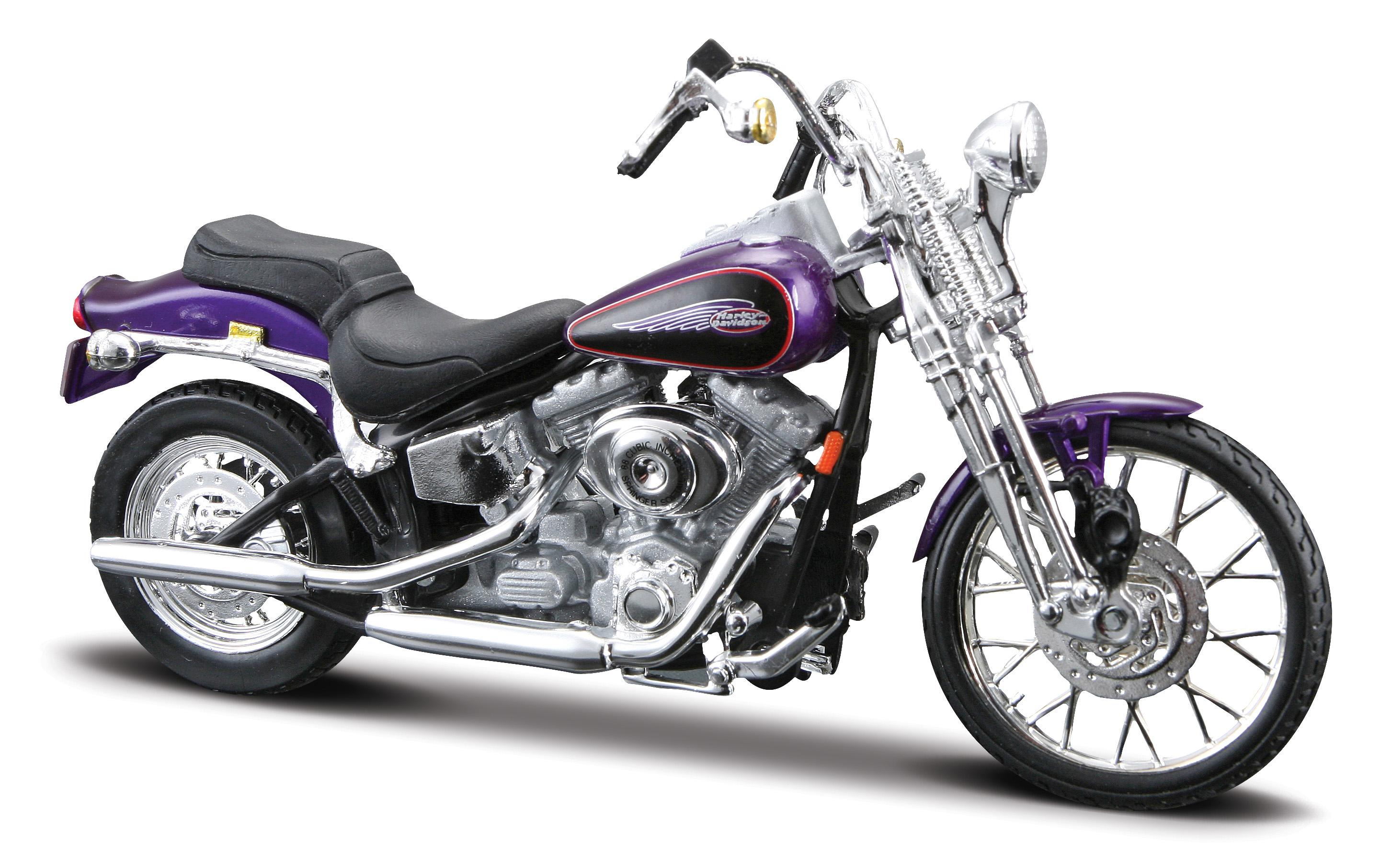 Foto Harley Davidson - 2001 FXSTS Springer Softail - Escala 1:18