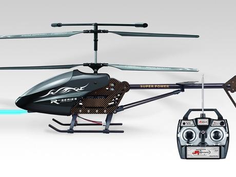 Foto Helicoptero RC grande 107 negro y carbono