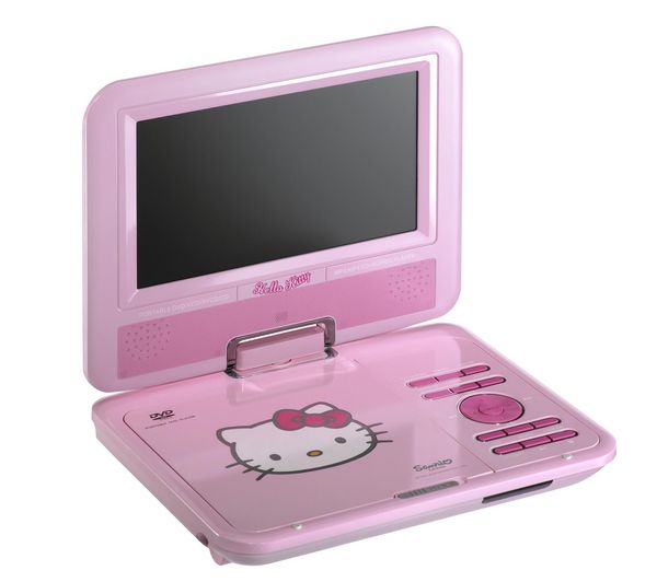 Foto Hello Kitty HED001U - 7-inch lcd portable dvd player, 180 degree (h... foto 70186