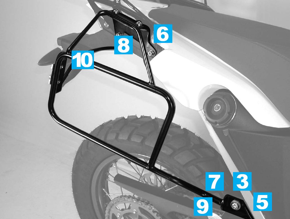 Foto Hepco & Becker: Lock-It pannier rack BMW G 650 X Challenge