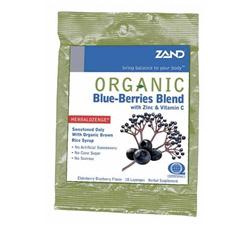Foto Herbalozenge Organic Blue-Berries Blend with Zinc & Vitamin C Elderberry Blueberry Flavor