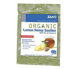 Foto Herbalozenge Organic Lemon Honey Soother with Zinc & Vitamin C Lemon Flavor