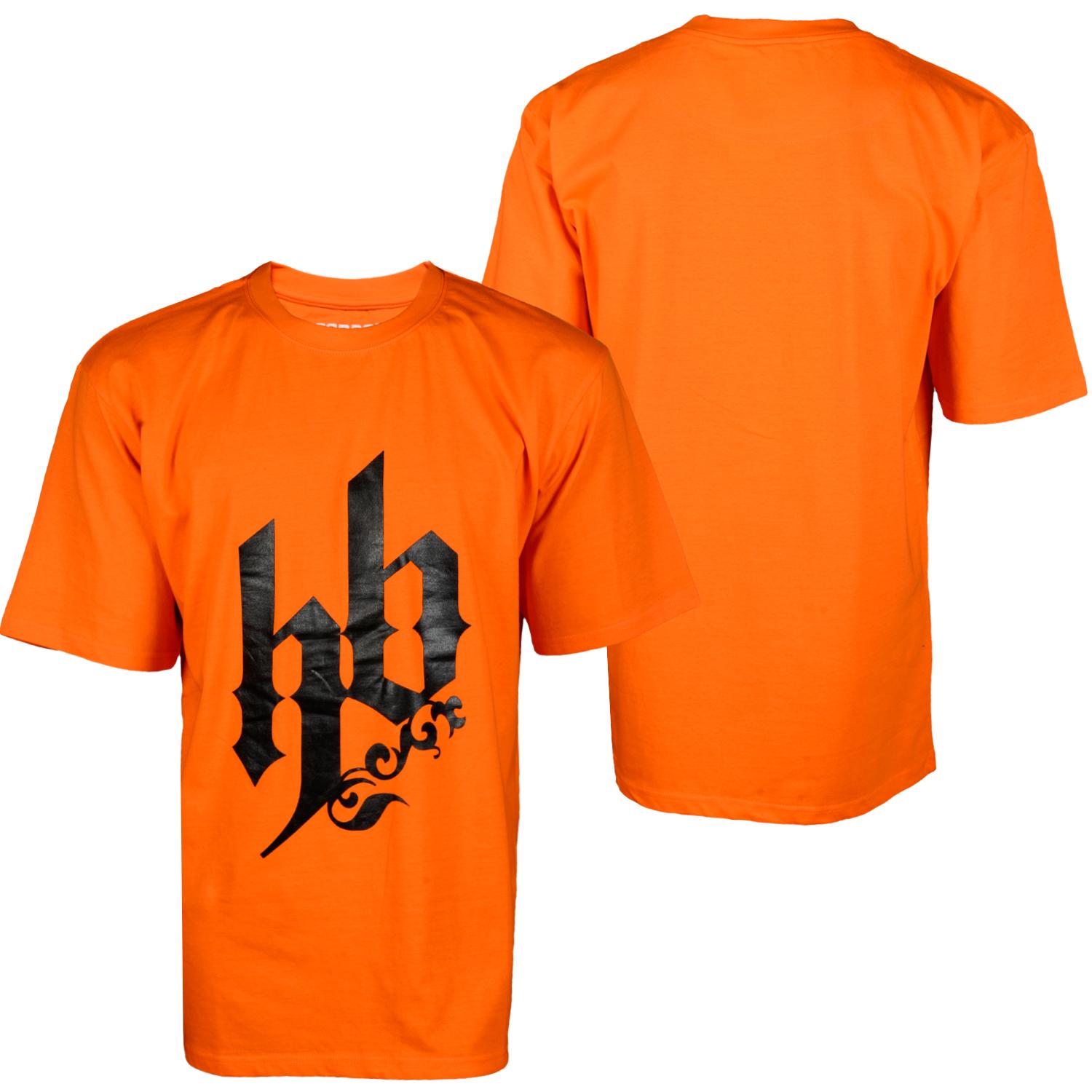 Foto Hoodboyz Basic Front Hb Logo Camisetas Naranja foto 263347