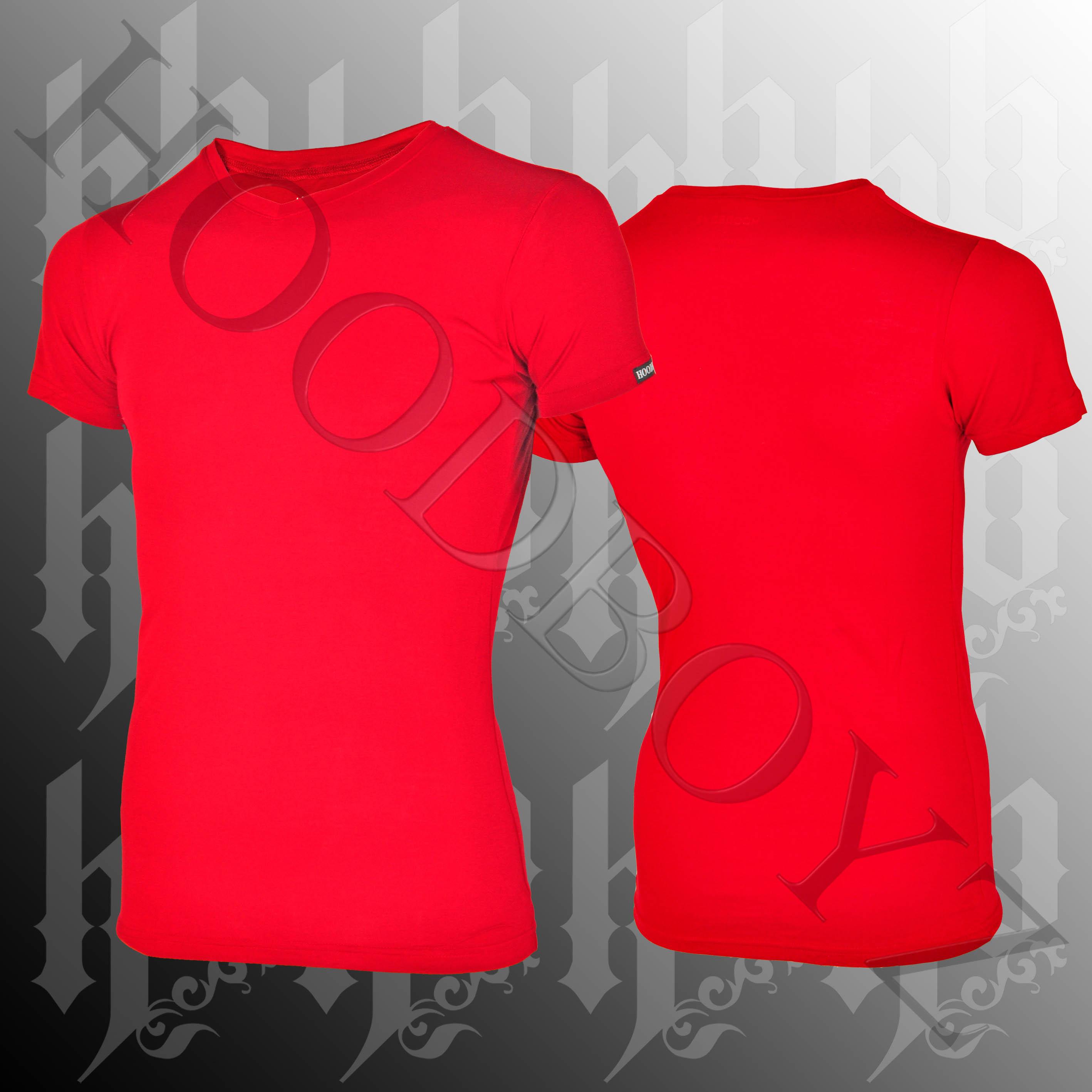 Foto Hoodboyz Basic V-neck T-shirt Rojo foto 174557