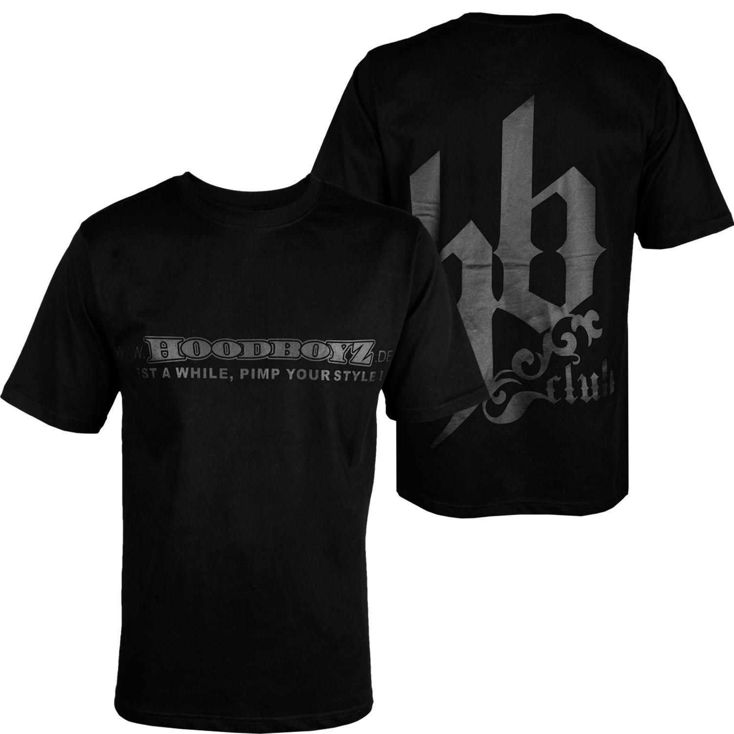 Foto Hoodboyz New Generation Big Logo Camisetas Negro Negro foto 337022