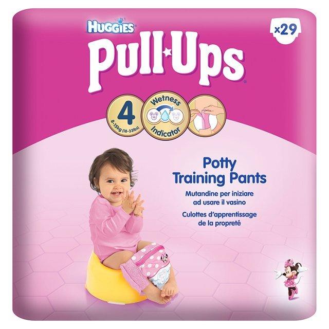 Foto Huggies Pull Ups Size 4 Girls Pack of 29