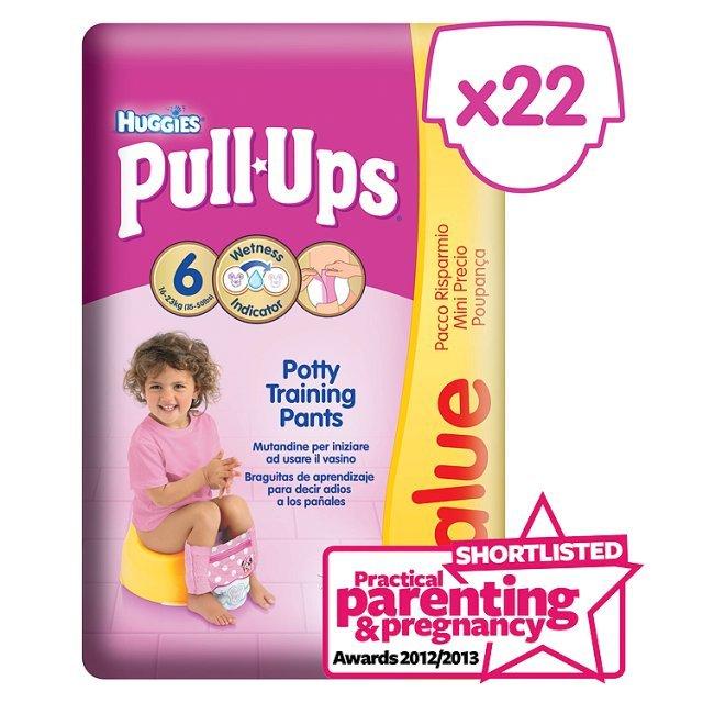 Foto Huggies Pull Ups Size 6 Girls Pack of 22